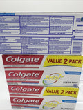 (6tubes) Colgate Total SF Deep Clean Mint Toothpaste 4.8oz Per Tube 3 Value Pack