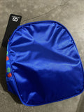 Quest Kids Satin Insulated Lunch Bag Zipper Elephant Design Blue Cooler Boy zoo