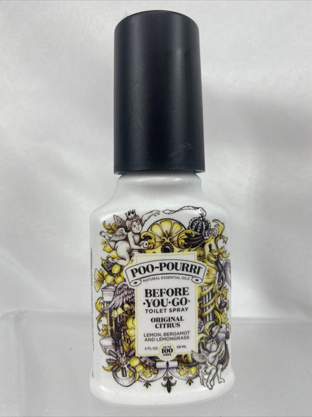 Poo Pourri Before-You-Go Pink Citron Toilet 100 Spray Original Citrus  2oz