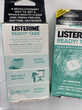 (2) Listerine Ready! Tabs Chewable Tablets Soft Mint Sugar Free 24 Count 48ttl