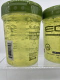 (2) ECO Style Olive Oil Styling Gel For All Hair Types Jumbo Sz 32 FL oz.