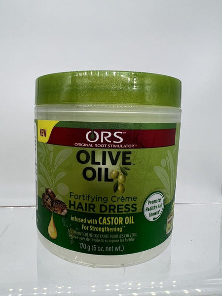ORS Organic Root Stimulator Olive Oil Castor Fortifying Creme Hair Dress 6 oz
