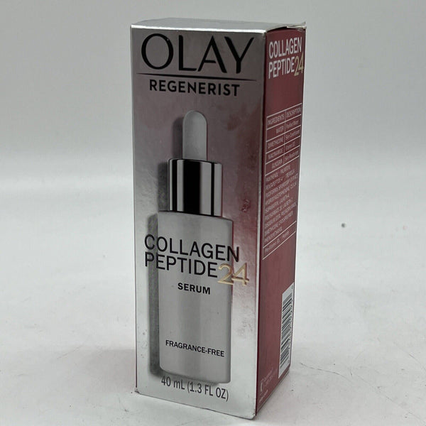 Olay Regenerist Collagen Peptide 24 Serum Fragrance-Free Wrinkle Antiaging 1.3oz
