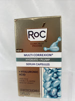 RoC Multi Correxion Hydrate + Plump Night Serum Capsules Hyaluronic Acid 30ct