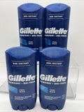 (4) Gillette Antiperspirant Deodorant for Men Invisible Solid Cool Wave 3.4oz