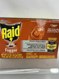 (5) RAID Concentrated Deep Reach Fogger 3 CANS Kills Roaches Fleas Ants Spiders