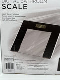 New Vivitar Essentials Series Digital Bathroom Scale One Size Clear/black 400lb
