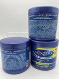 (3) Noxzema Classic Clean Creme Original Deep Cleansing Remove Makeup 12oz&14.4o