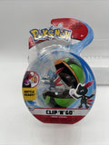 Pokemon Clip'N'Go Sneasel + Dusk Ball Battle Ready Action Figure New!