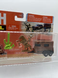 2022 Matchbox METAL HITCH & HAUL 1988 JEEP WRANGLER MBX PONY TRAILER MBX RODEO