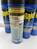 (4) Raid Flying Insect Killer Aerosol Insects Outdoor Fresh Scent 15oz