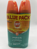 (2) OFF! Family Care Insect & Mosquito Repellent I Smooth & Dry Bug 2x 4oz