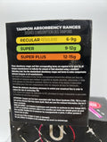 U By Kotex Click Compact Tampons-Super Plus Absorbency-Unscented-32ct Box dmg