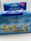 (2) Always Maxi Sanitary Pads Extra Long w/ Flexi-Wings Super 26 Ct