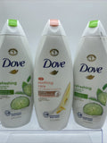 (3) Dove Body Wash Soothing Care Cucumber Green Tea Calendula infused oils 22 oz