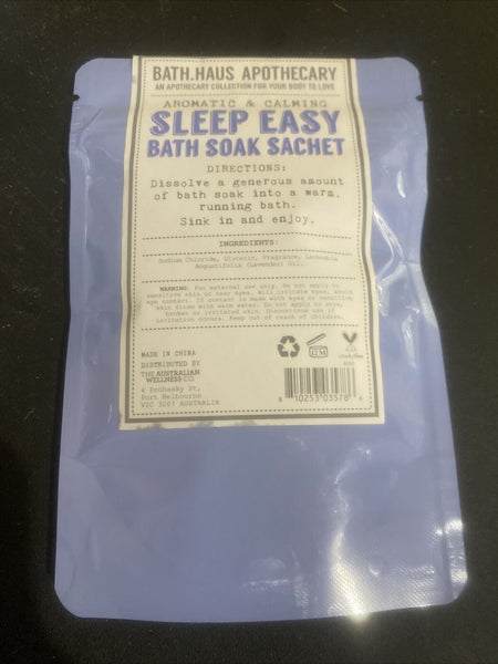 Bath.Haus Apothecary Aromatic & Calming Sleep Easy Bath Soak LAVENDER 2.46 oz