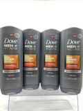 (4) DOVE MEN + CARE Body Wash Micromoisture Smooth Hydrated SkinDefense 18oz