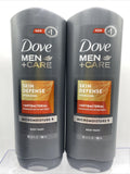 (4) DOVE MEN + CARE Body Wash Micromoisture Smooth Hydrated SkinDefense 18oz