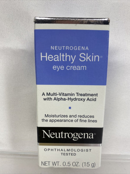 Neutrogena Healthy Face Eye Creme Multi-Vitamin Alpha-Hydroxy 0.5 oz