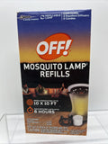 OFF! Mosquito Lamp Refills - 2 Repellent Diffusers + 2 Candles - NEW
