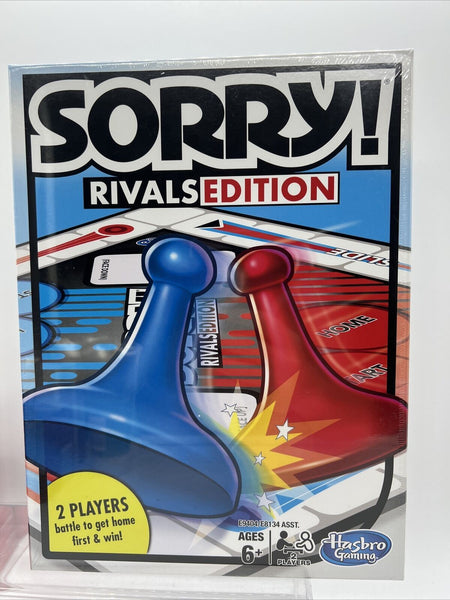 Sorry! Special Rivals Edition Board Game2 Players  Family Night COMBINE SHIP