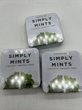 (3) Simply Mints Awaken Peppermint & Matcha Caffeine 30ct Tin COMBINE SHIP