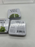 (3) Simply Mints Awaken Peppermint & Matcha Caffeine 30ct Tin COMBINE SHIP