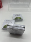 (3) Simply Mints Awaken Peppermint & Matcha Caffeine 30ct Tin COMBINE SHIP