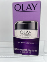 (2) OLAY Age Defying Classic Eye Gel  Wrinkle Defi Au Temps .5oz COMBINE SHIP