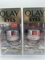 (2) Olay Brightening Eye Creme for Dark Circles Anti Aging 0.5oz COMBINE SHIP