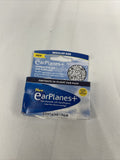 Earplanes for Airplane Flight Ear Pain /  Discomfort - ADULT Size, 1 pair  BLUE