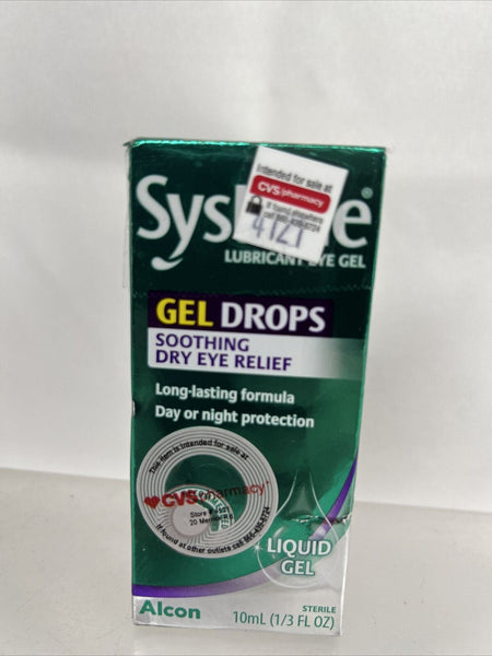 Systane Lubricant Eye Gel Dry Eye Relief Drops 10ml 10/23