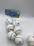 little tikes Soft Baseball Sports Balls 6 Pack NIP Kids Rubber #9565