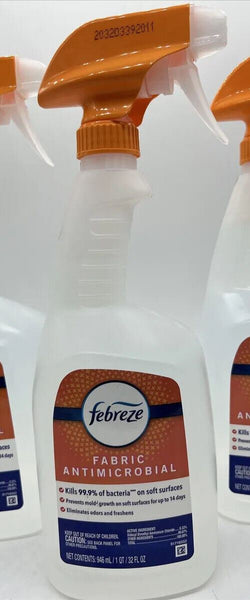 FEBREZE Professional Sanitizing Fabric Refresher Furniture Spray Clean 32oz