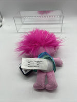 Trolls World Tour Poppy Plush 9” Doll W Blue/Green Dress & Headband