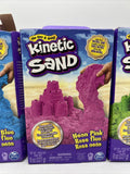 (3) Kinetic Sand- Neon Pink Green Blue Squeezable Sand Spin Master Toy 8oz Each