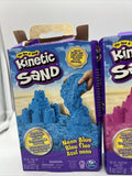 (3) Kinetic Sand- Neon Pink Green Blue Squeezable Sand Spin Master Toy 8oz Each