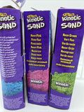 (3) Kinetic Sand- Neon Pink Green Blue Squeezable Sand Spin Master Toy 8oz Each