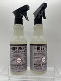 (2) Mrs. Meyer'S Aromatherapeutic Lavender Multi surface Cleaner Spray 16oz
