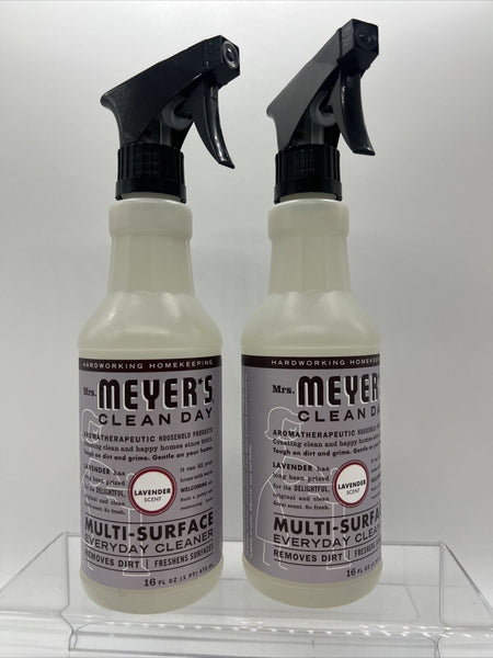 (2) Mrs. Meyer'S Aromatherapeutic Lavender Multi surface Cleaner Spray 16oz