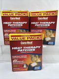 (3) Cura-Heat Heat Therapy Patches Air Activated Neck Shoulder & Back 7 Each
