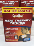 (3) Cura-Heat Heat Therapy Patches Air Activated Neck Shoulder & Back 7 Each