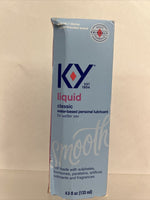 K-Y Liquid Classic Water Based Natural Feeling Gentle Personal Lubricant 4.5ozKY