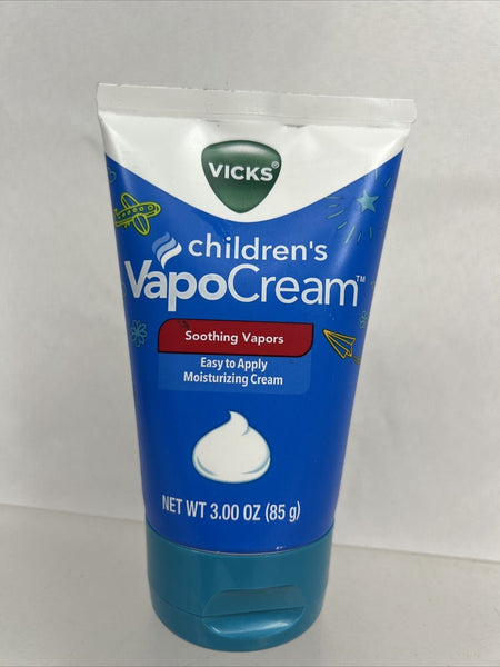 Vicks Children’s VapoCream Soothing and Moisturizing Vapor Creme, 3 Oz.