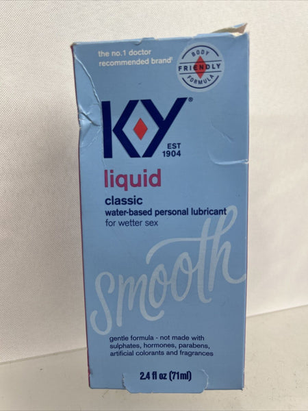 K-Y Liquid Classic Water Based Natural Feel Gentle Personal Lubricant Face Plant K-Y Liquid Classic Water Based Natural Feel Gentle Personal Lubricant Face Plant