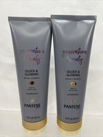 (2) Pantene Generation Beauty Silver & Glowing Conditioner for Grey & White Hair