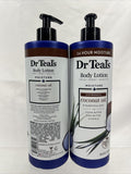 (2) Dr Teal's Moisture & Nourishing Coconut Oil Cocoa Butter Body Lotion￼ 18oz