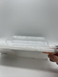 (2) Poppin 3 Small Zip Folios Clear : 10-1/4" x 6" : Protect & View Travel Pouch