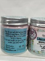 (2) Bella & Bear Unicorn Dreams Whipped Bath Soap Cleaners Shower 3.2oz Gift Set