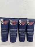 (4) DSC Dollar Shave Club Shave Butter Translucent Precision Sensitive Face 6oz